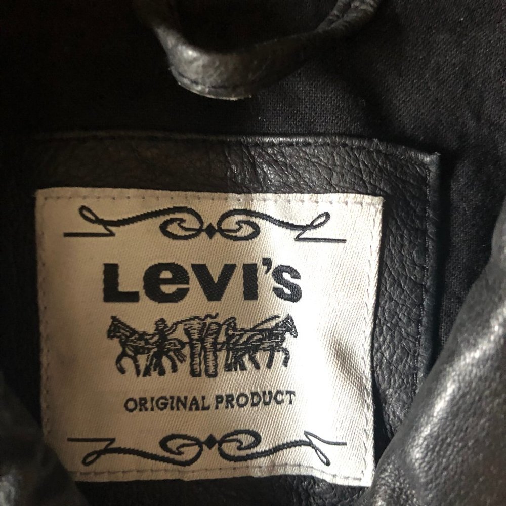 Levi's Leather Jacket - image 2